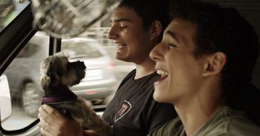 Antonio Bachiller and Miguel Herrán in Nothing in Return (2015)