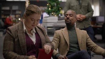 Michael Obiora and Jaicy Elliot in Joyeux Noel