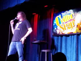 Adam Murray performing at Bart Reed's Comic Strip in El Paso Texas