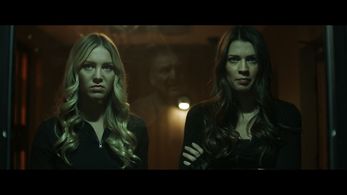 Lauren Staerck and Maria Taylor in Dinosaur Prison