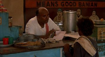 Irshad Hashmi and Shafiq Syed in Salaam Bombay! (1988)
