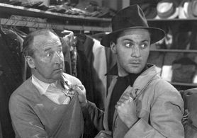 Mickey Knox and Eddie Parks in Western Pacific Agent (1950)