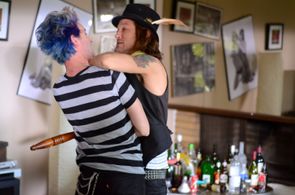 Still of Michael Graziadei and Scott Rosa from Halfway to a Blackout