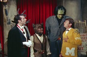 Fred Grandy, Buck Kartalian, Mike Lane, and Henry Polic II in Monster Squad (1976)