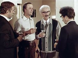 Aleksandr Anurov, Leonid Bykov, Igor Dmitriev, and Sergey Filippov in Gde vy, rytsari? (1971)