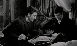 Enrico Olivieri, John Richardson, and Barbara Steele in Black Sunday (1960)
