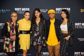 Red Carpet for Hot Mess Holiday premiere