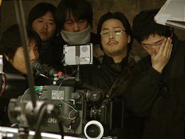 Chung-hoon Chung and Park Chan-wook in Lady Vengeance (2005)