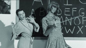 Marie-Pascale Elfman and Kedric Wolfe in Forbidden Zone (1980)