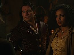 Mekia Cox and Kevin Ryan in Once Upon a Time (2011)