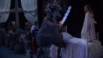 Macaulay Culkin, Jessica Lynn Cohen, and Robert D. Lyon in The Nutcracker (1993)