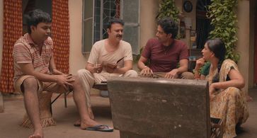 Jameel Khan, Geetanjali Kulkarni, Harsh Mayar, and Vaibhav Raj Gupta in Gullak (2019)