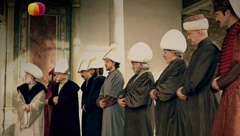 Arif Erkin Güzelbeyoglu and Ilker Aksum in The Magnificent Century (2011)