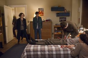 Keri Russell, Matthew Rhys, Alexander Sokovikov, Ivan Mok, Zack Gafin, and Irina Dvorovenko in The Americans (2013)