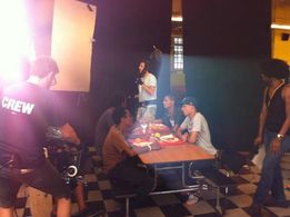 On set of ' SHOWTIME ' Coming Soon BET December 2012'