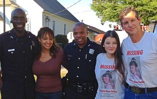 On Set: Filming Sabotage - Dilsey Davis, Julie Ivey