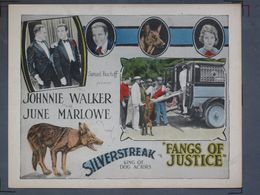 Freddie Burke Frederick, June Marlowe, Wheeler Oakman, Johnnie Walker, and Silver Streak in Fangs of Justice (1926)