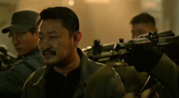 Netflix film YAKSHA as a North Korean official(Hak-Chul)