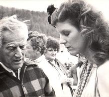 With father, Stanley Kramer, on THE RUNNER STUMBLES