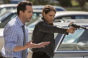 Monique Gabriela Curnen and Adam Rodness in Taken (2017)