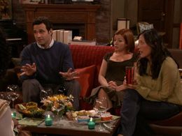 Alyson Hannigan, Rob Evors, and Michelle Noh in How I Met Your Mother (2005)