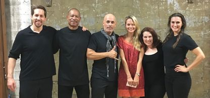 Christopher Loverro with his Warriors For Peace Theater Company