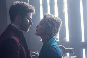 Sarah Bolger and Oliver Stark in Into the Badlands (2015)