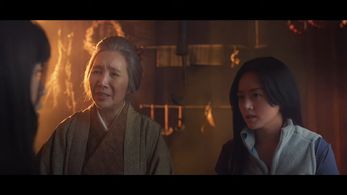 Still of Mitzi Akaha (left),Akiko Shima (middle),Kiki Sukezane (right) in 