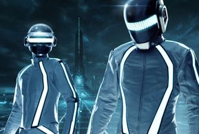 Thomas Bangalter, Guy-Manuel De Homem-Christo, and Daft Punk in TRON: Legacy (2010)