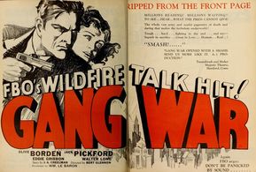 Olive Borden and Jack Pickford in Gang War (1928)