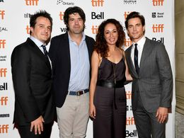 Matt Bomer, Neal Dodson, J.C. Chandor, and Anna Gerb in Viper Club (2018)