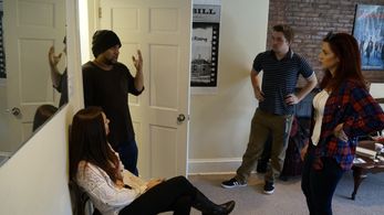 Brandon E. Brooks, Katarina Severen, Kate Beaver, and Drew Vernon in Sickness (2017)