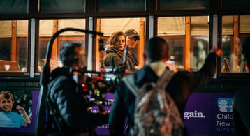 Clayne Crawford, William Kaufman, and Juliene Joyner