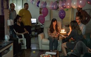 Itamar Rotschild, Avi Dangur, Shadi Mar'i, Niv Majar, Naomi Levov, Ben Yosipovich, and Tal Yakimov in On the Spectrum (2