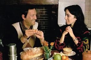 Josephine Chaplin and Maurice Ronet