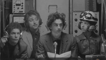 Mohamed Belhadjine, Timothée Chalamet, Nicolas Avinée, and Lyna Khoudri