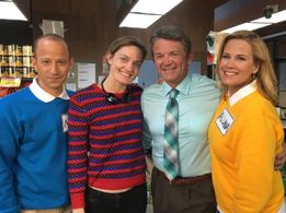 John Michael Higgins, Allana Harkin, Elizabeth Zephyrine McDonough, and Michael Rubens