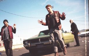 Donald Sutherland, Lucas Near-Verbrugghe, and Caleb Scott