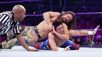 Brian Kendrick and T.J. Perkins in WWE Hell in a Cell (2016)