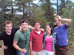 Kevin Derkash, Victor Frolov, Nick Ian Holmes, and Shannon McKinnon in College Pranks (2018)