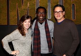 Adam Donaghey, Sarah Harris, and James Faust