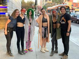 Vanessa Marano, Annabel Barrett, Hana Liu, Martin Petraitis, Noémi Santo, and Nikko Austen Smith in This Game's Called M