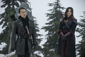 Katrina Law and Karl Yune in Arrow (2012)