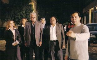 Omar Sharif, Adel Emam, Lebleba, Rami Imam, Hanaa El Shorbagy, and Sherry Adel in Hassan wa Morcus (2008)
