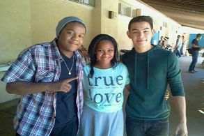 On set of Senior Project the Movie