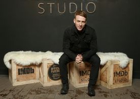 Edwin Thomas at an event for The Happy Prince (2018)