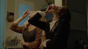 Anna Ycobalzeta and Marta Marco in Merlí (2015)