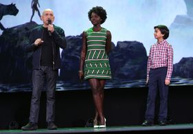 Ben Kingsley, Lupita Nyong'o, and Neel Sethi