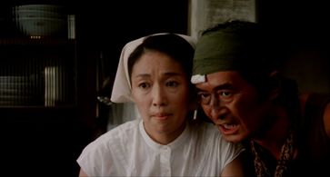 Nobuko Miyamoto and Tsutomu Yamazaki in Tampopo (1985)
