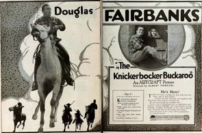 Douglas Fairbanks and Marjorie Daw in The Knickerbocker Buckaroo (1919)